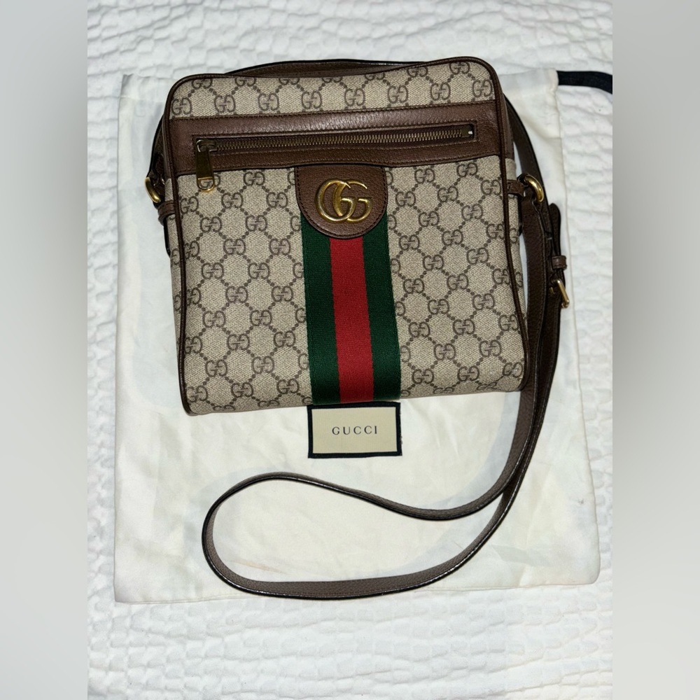 OPHIDIA GG SMALL MESSENGER BAG - Picture 2 of 4